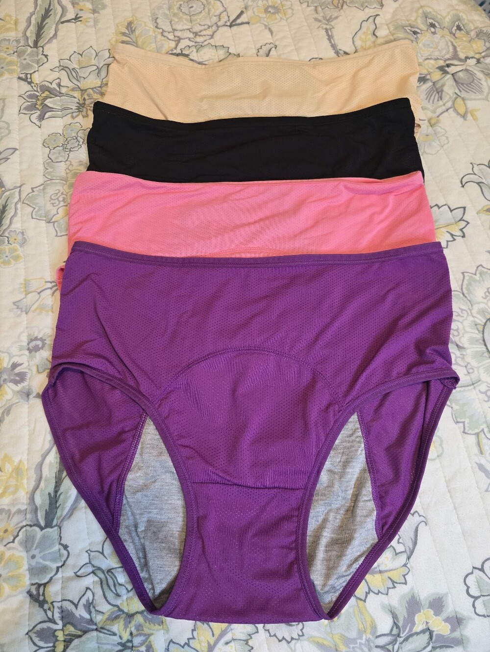 Everdries Incontinence Period Panties SZ Medium Assorted Colors NWOT